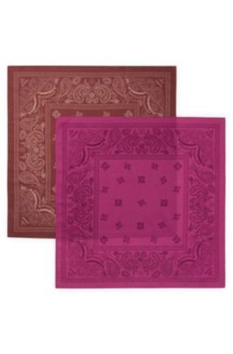 Lot de deux bandanas en popeline de coton imprimée - HUGO - Modalova
