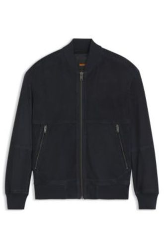 Veste Relaxed en cuir suédé - Boss - Modalova