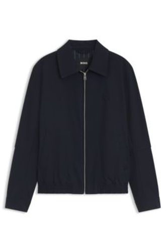 Veste déperlante avec badge monogramme Double B - Boss - Modalova
