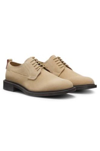 Chaussures derby en cuir suédé - HUGO - Modalova