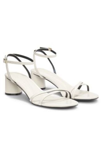 Sandales en cuir à talon bottier et brides - Boss - Modalova