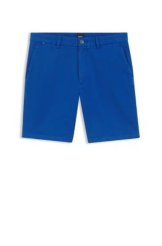 Short Modern en twill de coton stretch surteint - Boss - Modalova