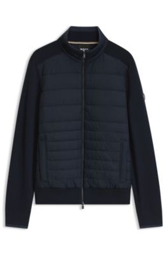 Veste zippée avec devant matelassé - Boss - Modalova