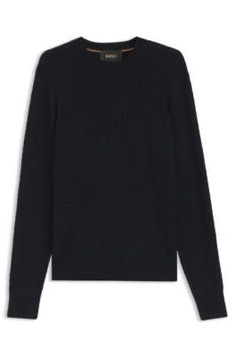Pull en maille de soie à motif de saison - Boss - Modalova