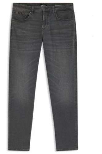 Maine Jean Regular en denim stretch noir - Boss - Modalova