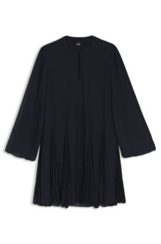 Robe courte à empiècements plissés - Boss - Modalova