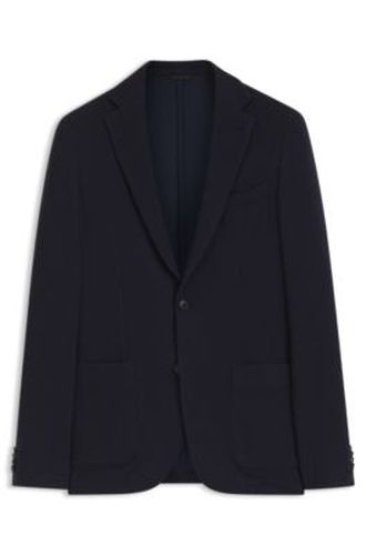 Blazer Slim en jersey stretch à micro-motif - Boss - Modalova