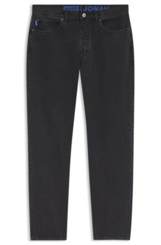 Jean Regular en denim noir - HUGO - Modalova
