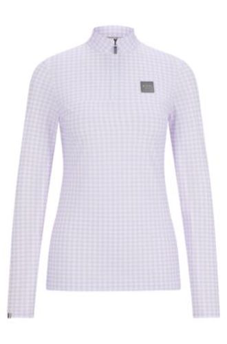 Haut d’équitation en tissu stretch respirant avec encolure zippée - Boss - Modalova