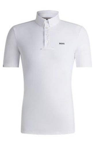 Chemise de concours d’équitation en piqué stretch - Boss - Modalova