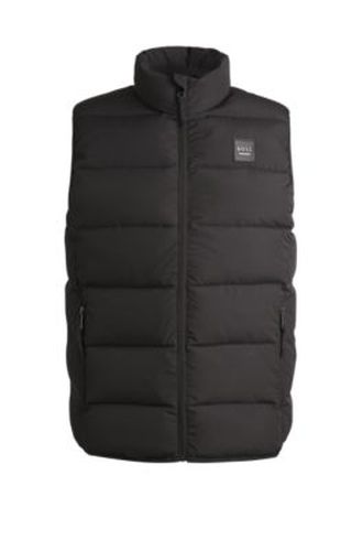Doudoune d’équitation sans manches matelassée et imperméable avec empiècement - Boss - Modalova
