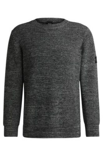 Pull d’équitation en maille chinée - Boss - Modalova