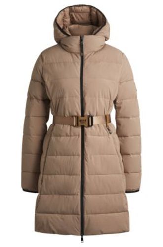 Manteau d’équitation matelassé déperlant avec fermetures éclair latérales - Boss - Modalova