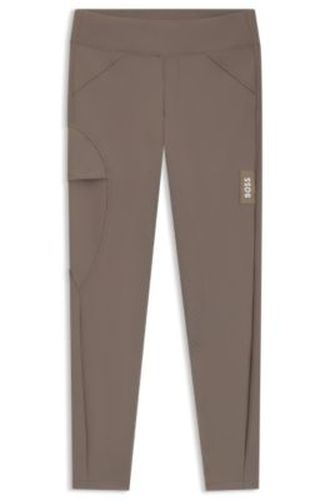 Pantalon d’équitation hybride avec finitions en silicone agrippantes - Boss - Modalova