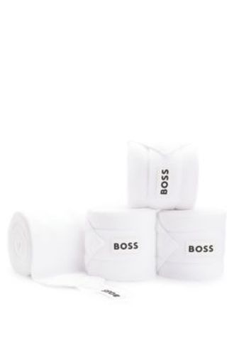 Bandages de circulation d’équitation avec logo contrastant et bande auto-adhésive - Boss - Modalova