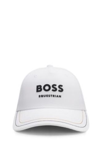 Casquette style équestre à cinq panneaux avec logos - Boss - Modalova