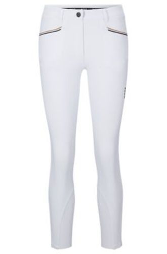 Pantalon d'équitation en matière stretch haute performance à empiècements antidérapants aux genoux - Boss - Modalova