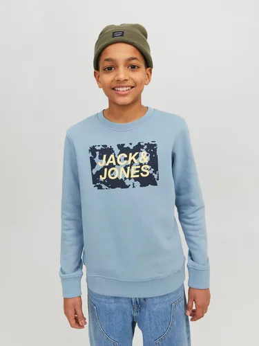 Jack & Jones - Bonnet avec écusson logo - Gris chiné