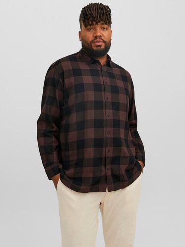 Plus Size Chemise À Carreaux Loose Fit - Jack & Jones - Modalova