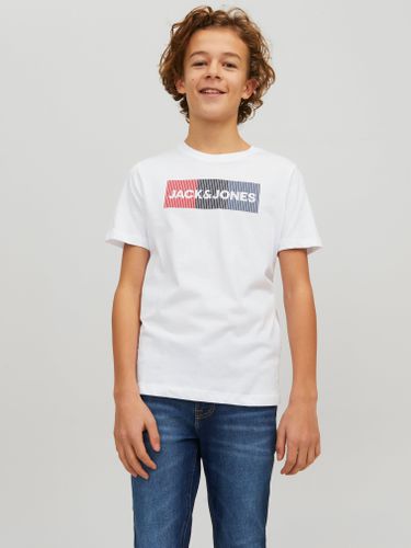 Pack De 2 T-shirt Logo Pour Les Garçons - Jack & Jones - Modalova