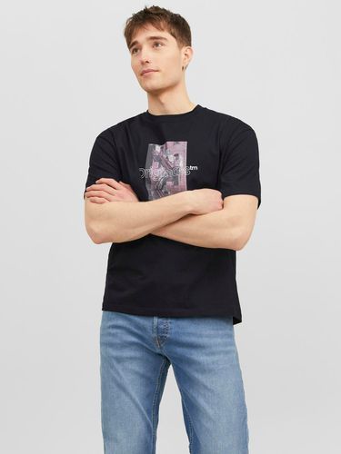 T-shirt Imprimé Photo Col Rond - Jack & Jones - Modalova