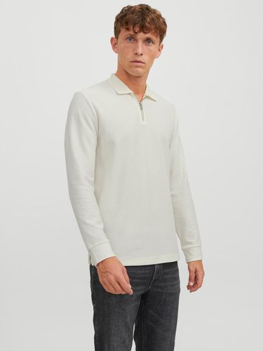 T-shirt Uni Col Chemise - Jack & Jones - Modalova