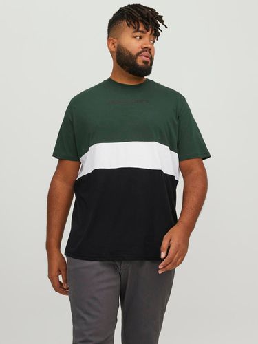 Plus Size T-shirt Effet Colour Block - Jack & Jones - Modalova