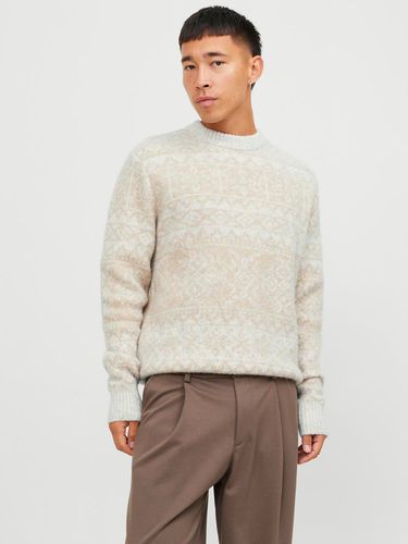 Pull En Maille À Col Rond - Jack & Jones - Modalova