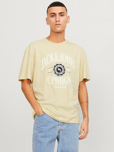 T-shirt Imprimé Col Rond - Jack & Jones - Modalova