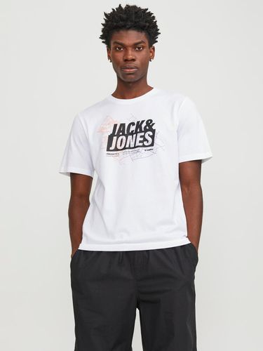 T-shirt Imprimé Col Rond - Jack & Jones - Modalova