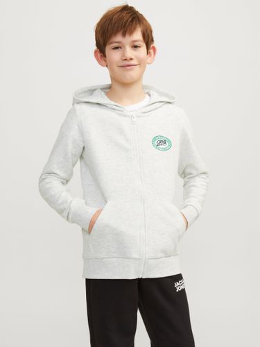 Sweat À Capuche Imprimé Pour Les Garçons - Jack & Jones - Modalova