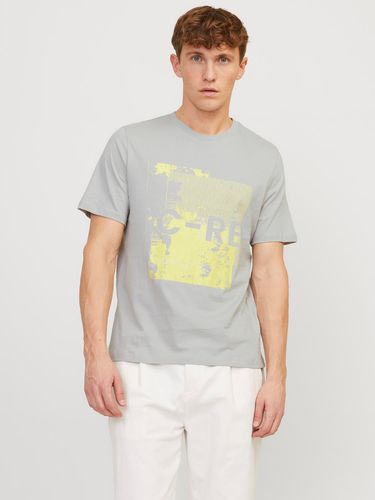 T-shirt Imprimé Col Rond - Jack & Jones - Modalova