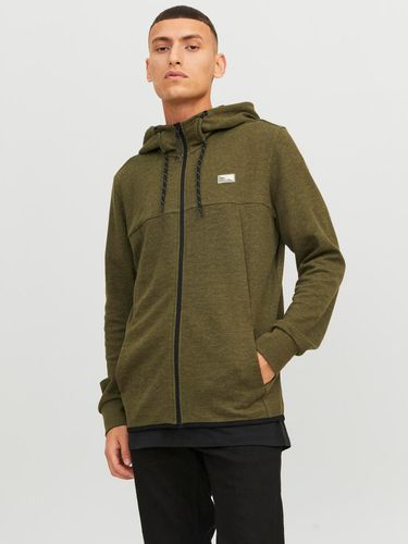 Sweat À Capuche Zippé Logo - Jack & Jones - Modalova