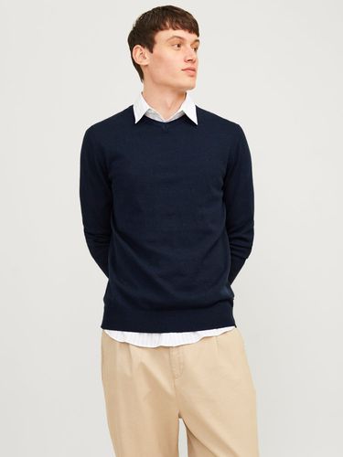 Pull En Maille À Col Rond - Jack & Jones - Modalova