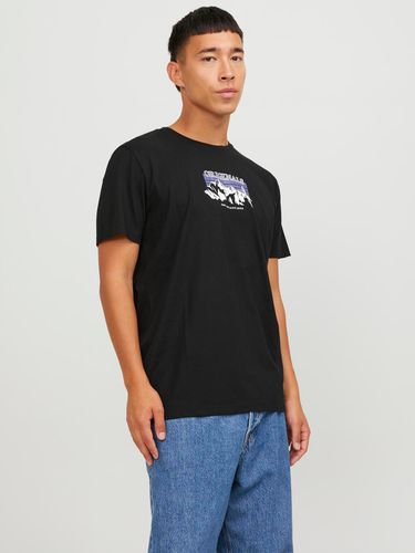 T-shirt Imprimé Col Rond - Jack & Jones - Modalova