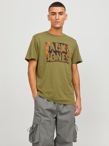 T-shirt Logo Col Rond - Jack & Jones - Modalova