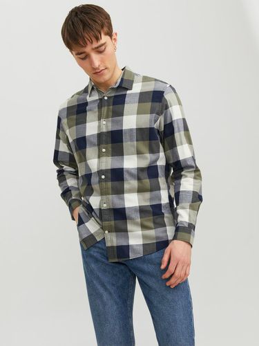 Chemise À Carreaux Slim Fit - Jack & Jones - Modalova