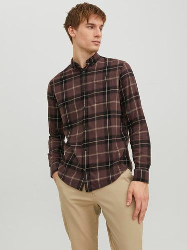 Chemise À Carreaux Slim Fit - Jack & Jones - Modalova