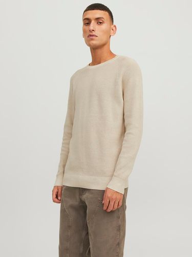 Pull En Maille À Col Rond - Jack & Jones - Modalova