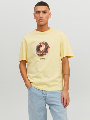 T-shirt Imprimé Col Rond - Jack & Jones - Modalova