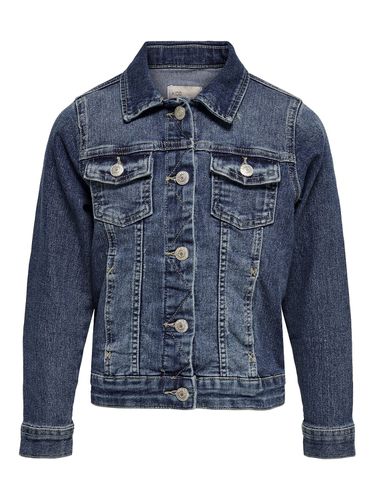 Bleu Foncé Veste En Jean - ONLY - Modalova