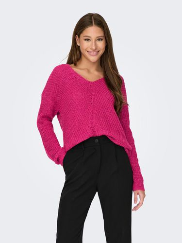 Décolleté En V Pull En Maille - ONLY - Modalova