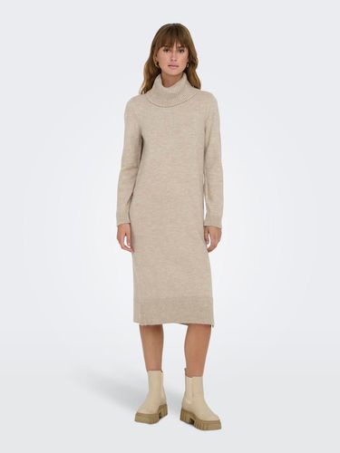 Col Roulé Robe En Maille - ONLY - Modalova