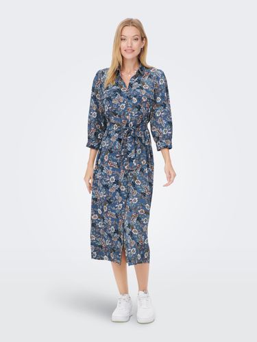 Longue À Manches 3/4 Robe-chemise - ONLY - Modalova