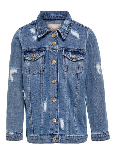 Longue Destroyed Veste En Jean - ONLY - Modalova