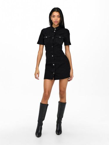 Manches Courtes Robe En Jean - ONLY - Modalova