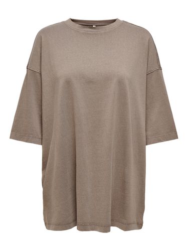 Tops Oversize Fit Col Rond Épaules Tombantes - ONLY - Modalova