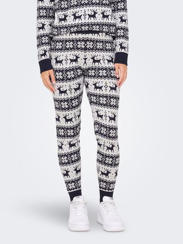 De Noël En Maille Pantalon - ONLY - Modalova