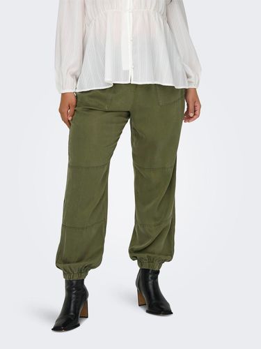 Pantalons Cargo Regular Fit Élastique Curve - ONLY - Modalova