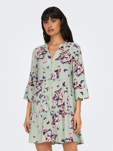 Robe Courte Regular Fit Col En V - ONLY - Modalova